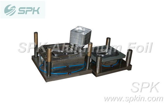 Disposable aluminum foil container press multi cavity mold for making foil tary / pie pan