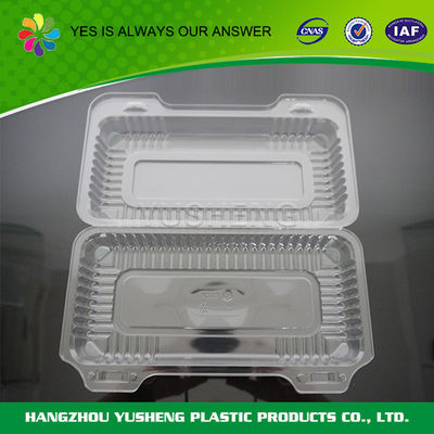 BOPS / PS Disposable Plastic Containers Fruit / bakery Clear