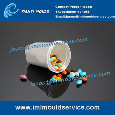 250g plastic container box mould,250g white round container molds, thin wall tubs molding