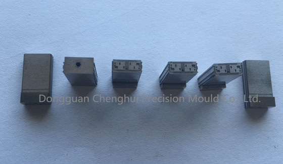 SKD11 , SKH9 Connector Mold Parts / Injection Mold Parts 58 - 60 HRC Hardness