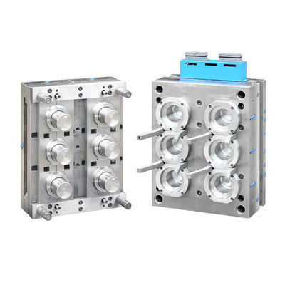 Hot Runner Plastic Injection Mould 6 Cavity For Home Jar Mould