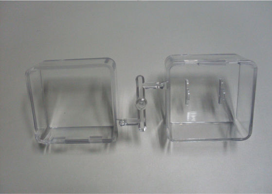 Small Clear Plastic Container Polycarbonate Injection Molding S136 Hardened 48 ~ 50HRC