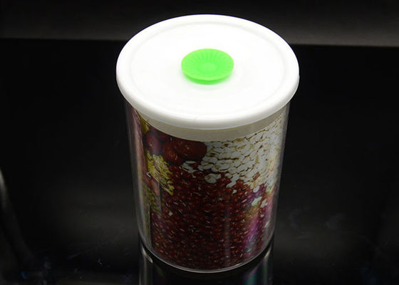 Wide Mouth food safe plastic containers with easy lock , 400ml / 600ml / 800ml