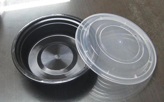 32oz Disposable PP Round Food Container , Plastic Containers With Lids
