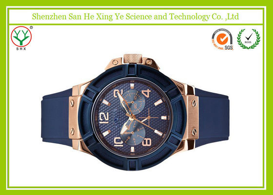 Silicone Rubber Casual Sport Watches , Green Women Wrist Watches