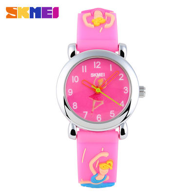 Cartoon Children / Kid Analog Quartz Sports Watches Bendable Rubber Strap