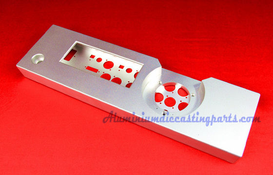 OEM Carbon Steel CNC Machined Parts / Components With Silver Anodize