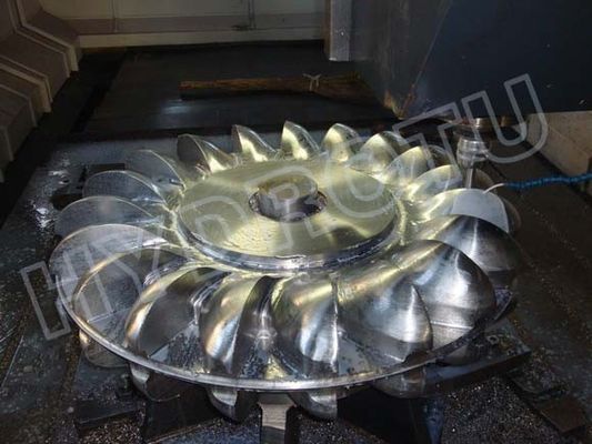 High Quality Stainless Steel Forged CNC Machining Pelton Turbine Runner with Hydro turbine