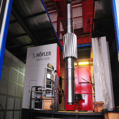 CNC Machining Transmission Shaft , Wind Turbine Shaft 18CrNiMo7 ANSI Standard